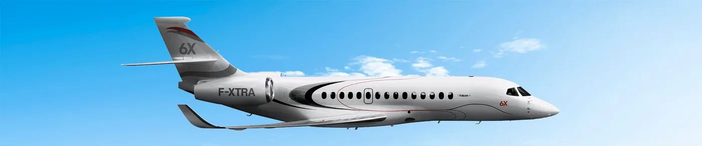 Dassault Falcon 6X - location de jet privé